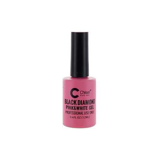 Gel Polish - Black Diamond Pink & White Gel Diamond Nail Supplies