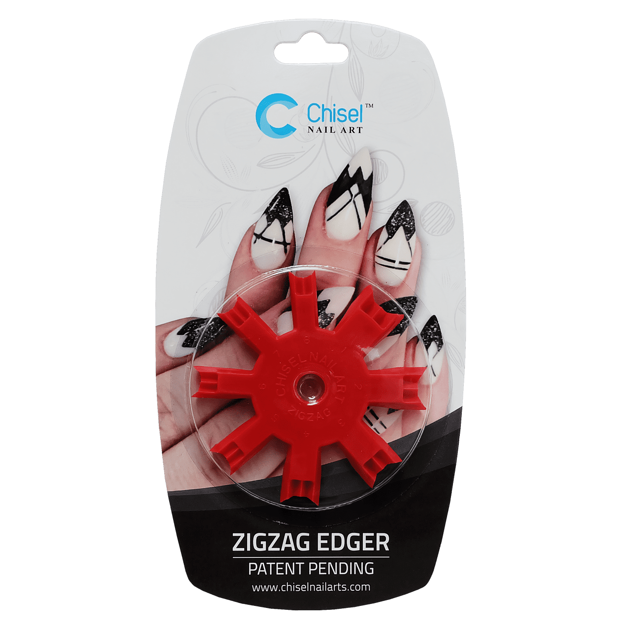 Edger - Zigzag Red Diamond Nail Supplies