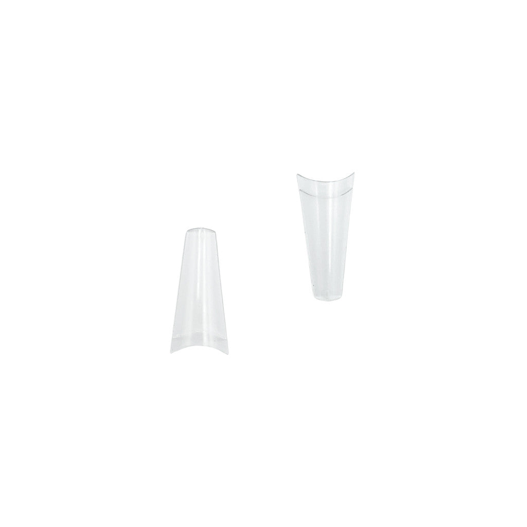 Coffin Tips Clear Set 0-9 500pc - Korea Diamond Nail Supplies