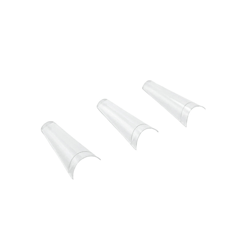 Coffin Tips Clear Set 0-9 500pc - Korea Diamond Nail Supplies