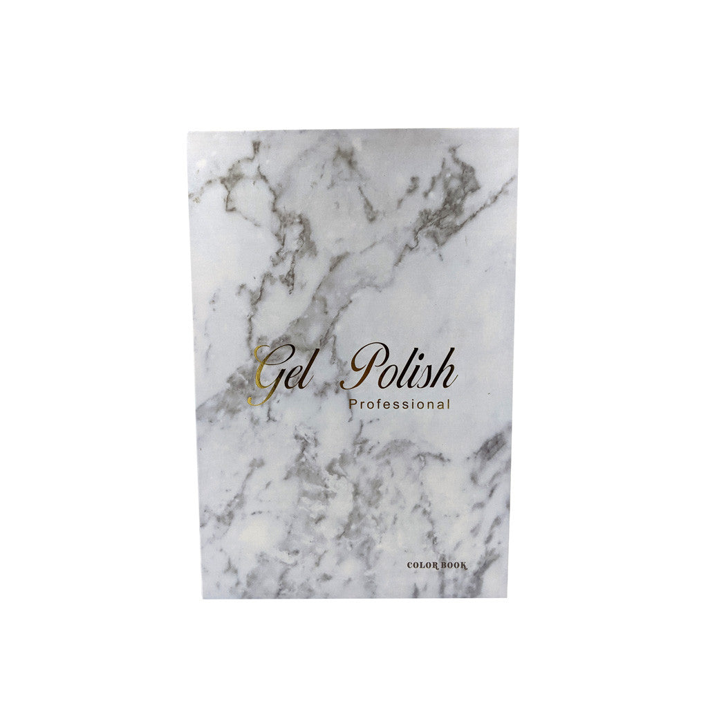 Color Chart Display Book Stiletto #2 Marble Diamond Nail Supplies