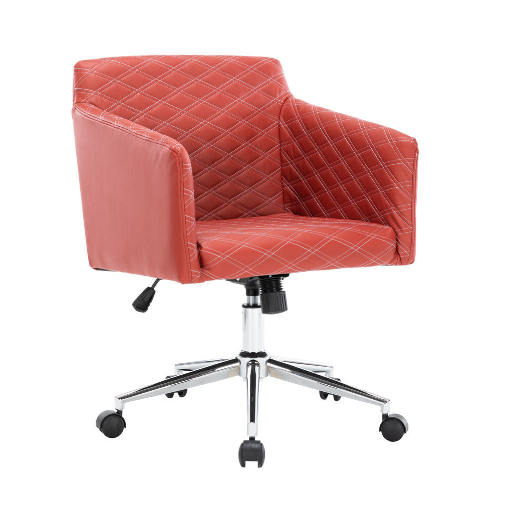 Customer Chair - Double Diamond KY998 Burgundy Diamond Nail Supplies