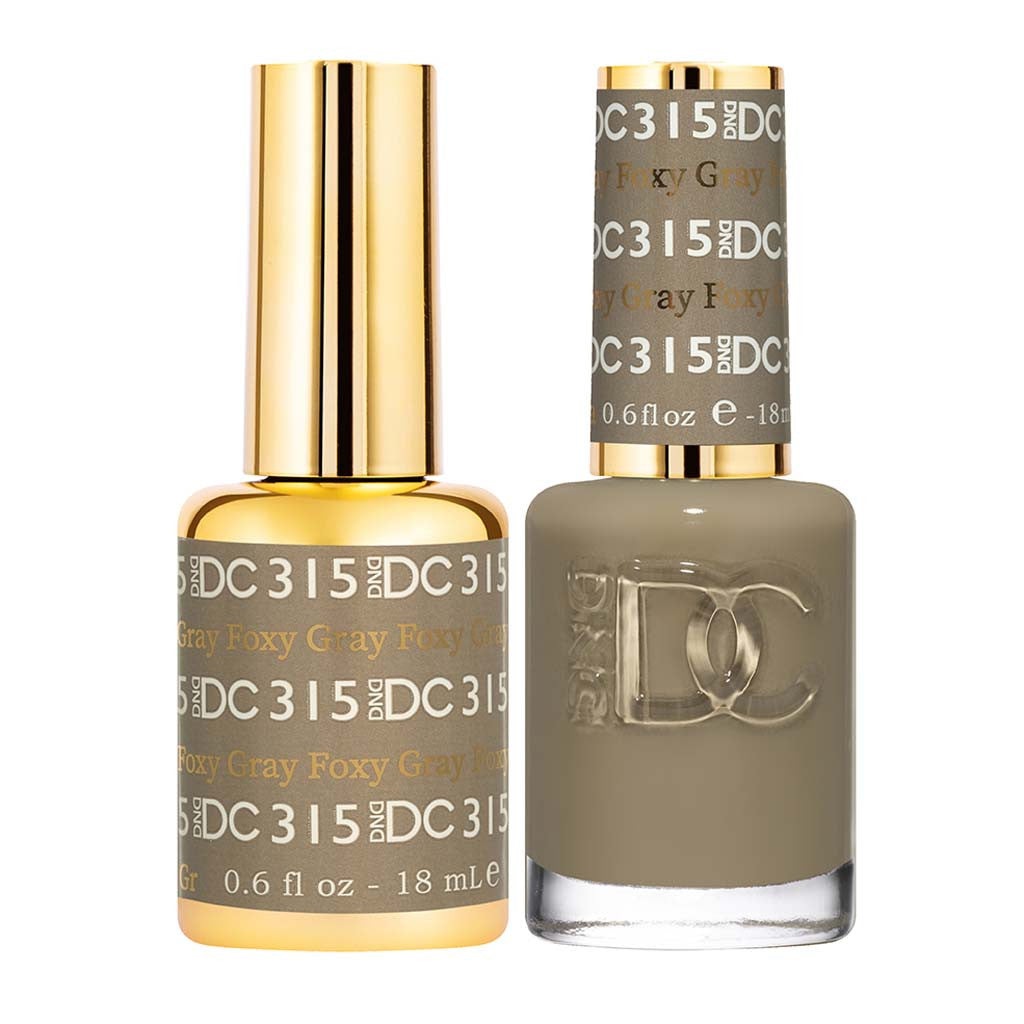 Duo Gel - DC315 Foxy Gray Diamond Nail Supplies
