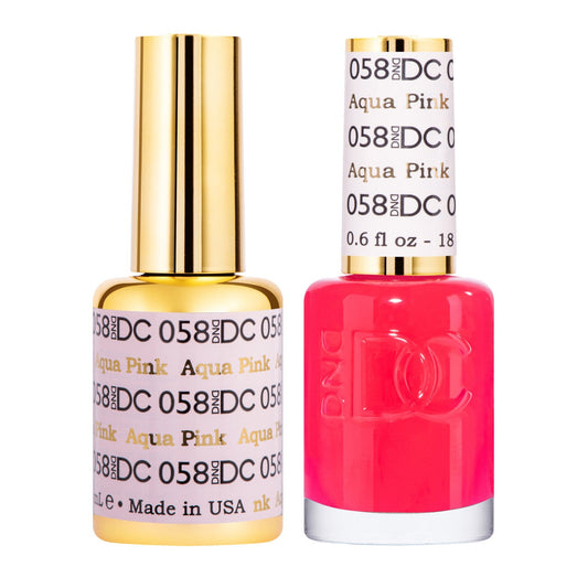 Duo Gel - DC058 Aqua Pink Diamond Nail Supplies