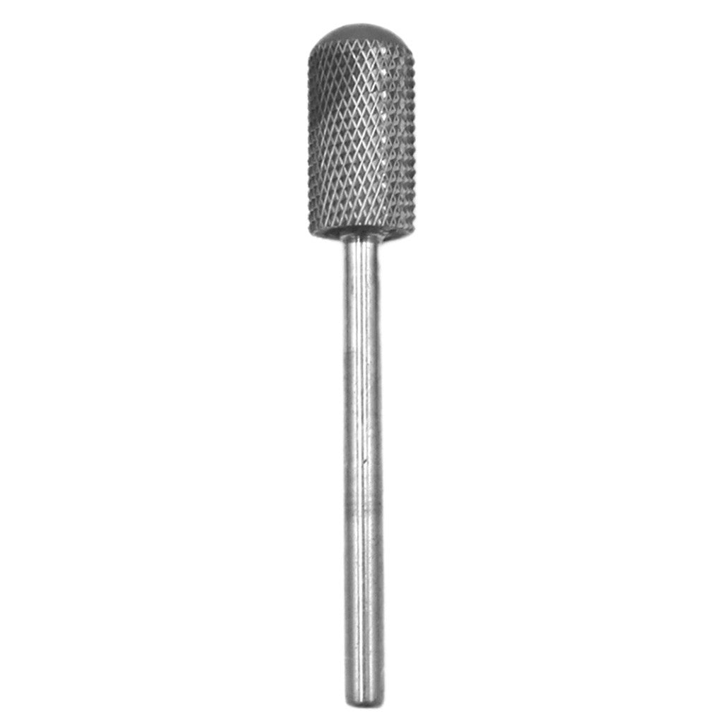 Drill Bit Smooth Top Large F Silver 3/32" Diamond Nail Supplies