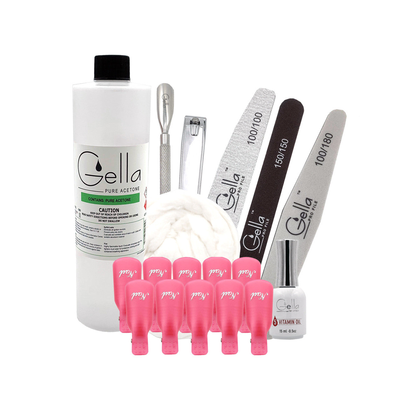 Gella Deluxe Removal Kit Diamond Nail Supplies