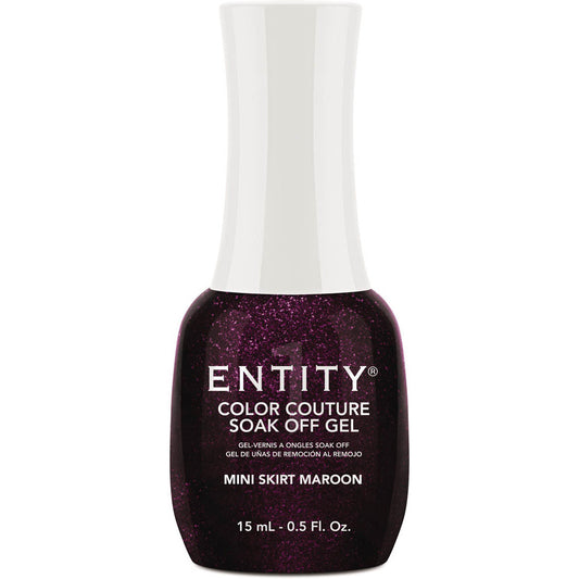 EOCC Soak Off Gel - 5301634 Mini Skirt Maroon Diamond Nail Supplies