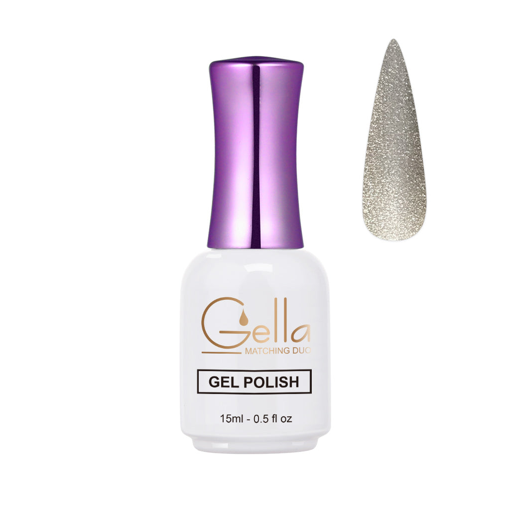 Silver Cat Eyes Gel - CE14 Mirror Silver