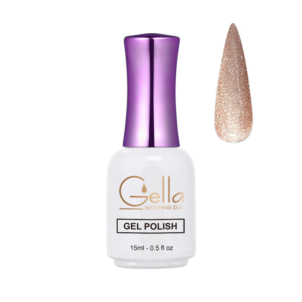 Silver Cat Eyes Gel - CE18 Orange Ember