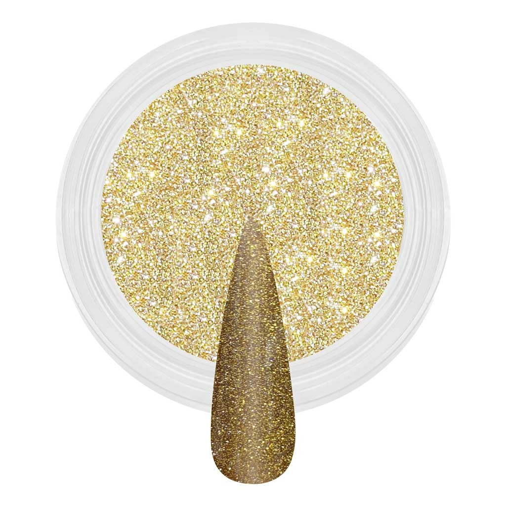 Reflective Dip & Acrylic Powder - D150 24K Gold Diamond Nail Supplies
