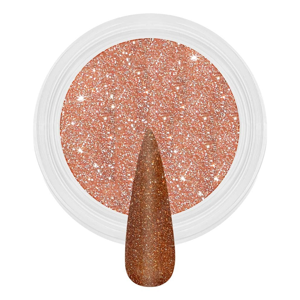 Reflective Dip & Acrylic Powder - D155 Highlight Bronze Diamond Nail Supplies