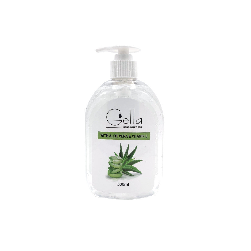 Hand Sanitiser With Aloe & Vitamin E - Pump Lid 500ml Diamond Nail Supplies
