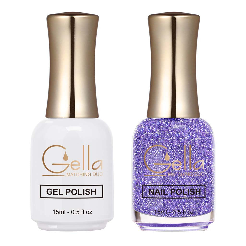 Reflective Matching Duo - GN162 Crystal Amethyst Diamond Nail Supplies