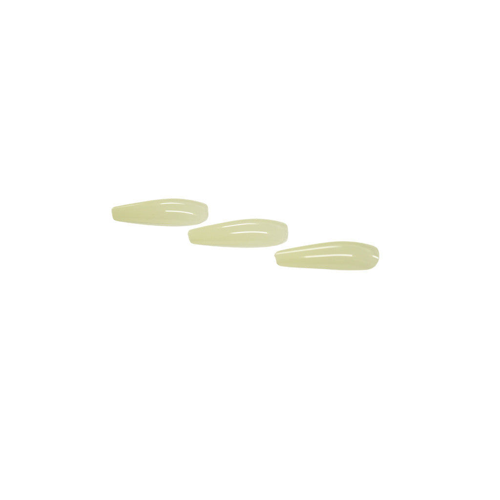 Gella Full Tips Coffin Long Natural 1-9 504pc Diamond Nail Supplies