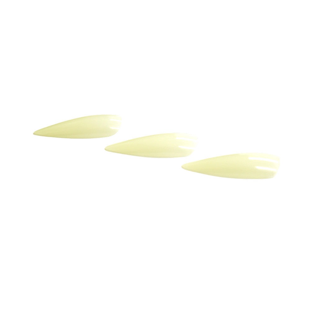 Gella Full Tips Stiletto Medium Natural 1-9 504pc Diamond Nail Supplies
