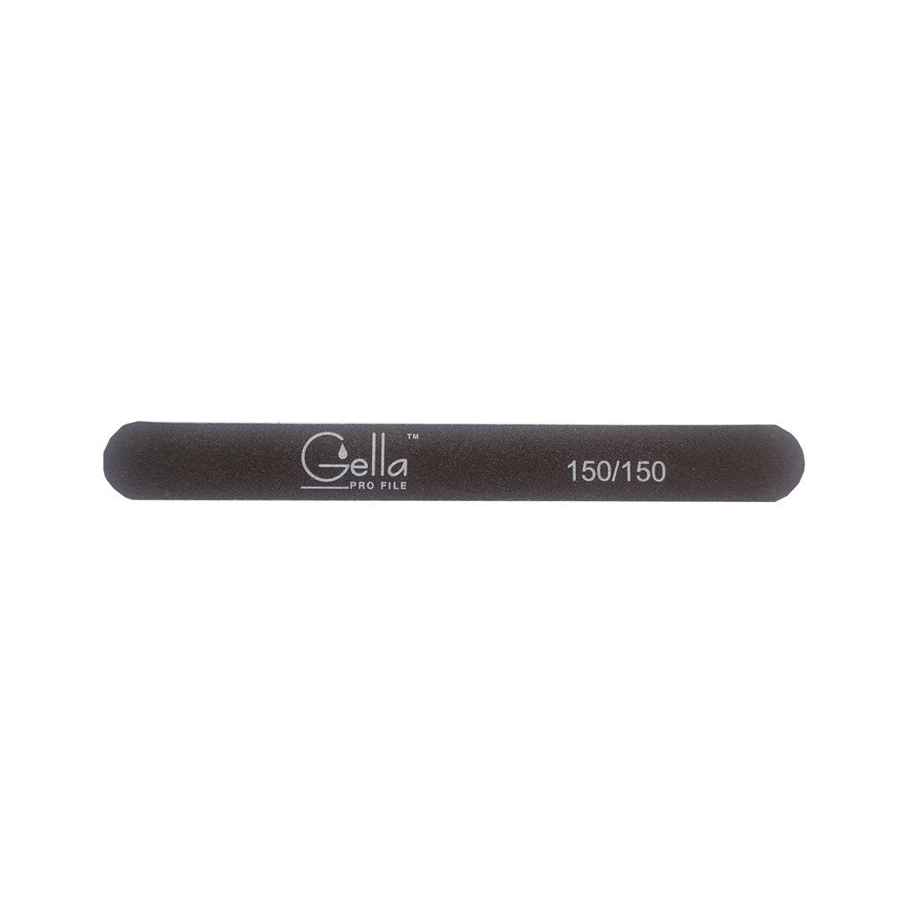 Gella Regular Slim Brown Pro File 150/150 Diamond Nail Supplies