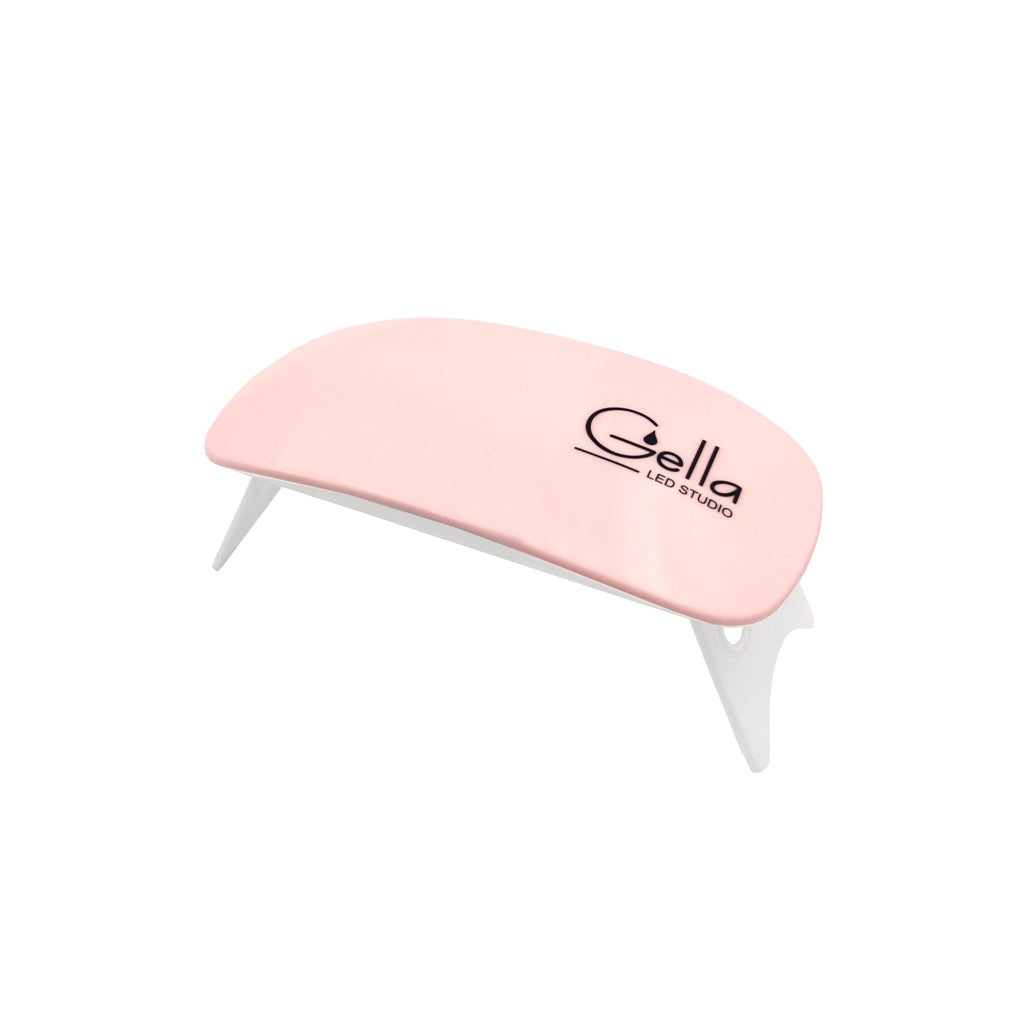 Gella Extension Tip Kit + Studio Lamp Medium Stiletto Diamond Nail Supplies