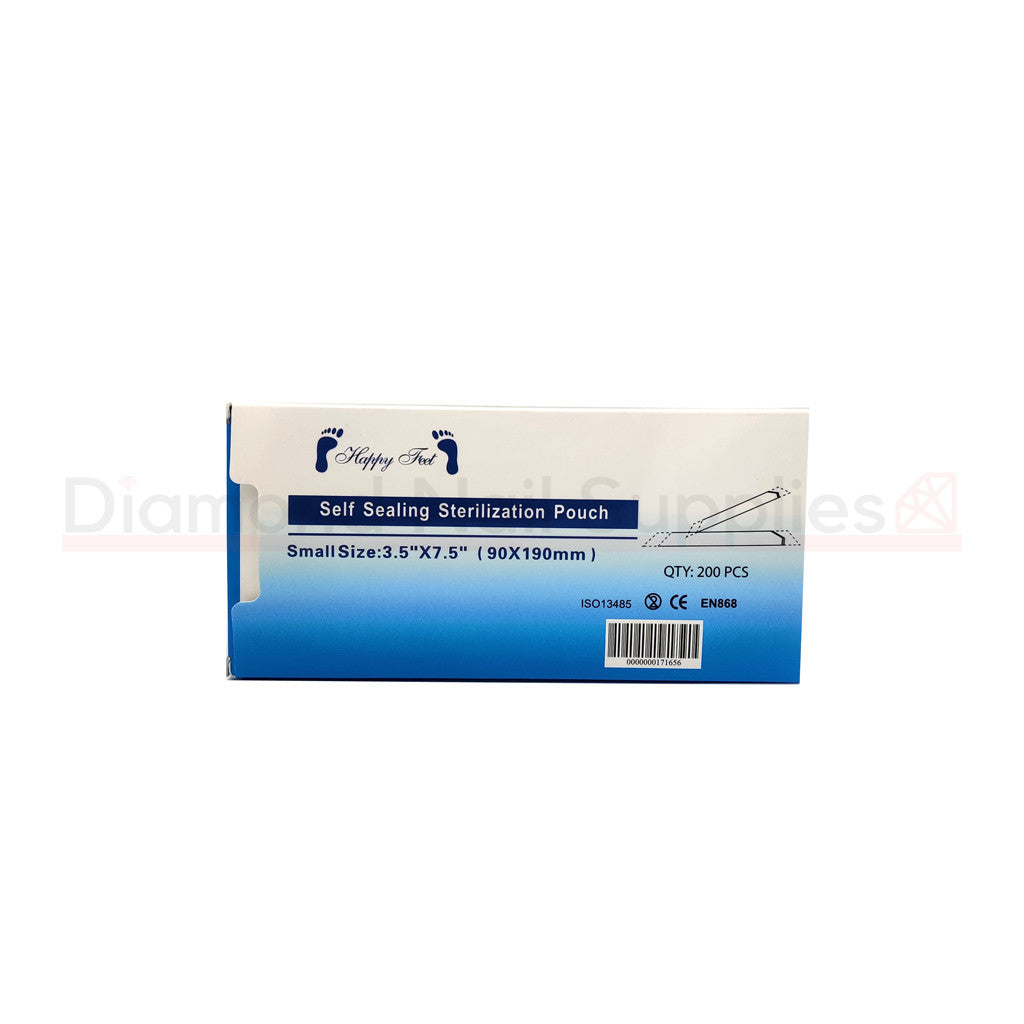Self Sealing Sterilization Pouch Short 90 x 190mm Diamond Nail Supplies