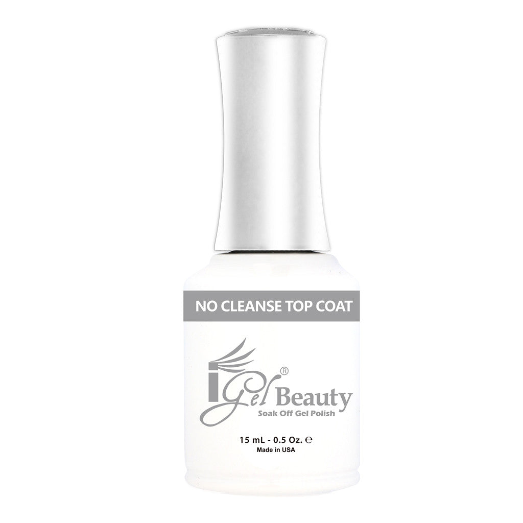Igel Gel Polish - Top Coat No Cleanse 0.5oz Diamond Nail Supplies