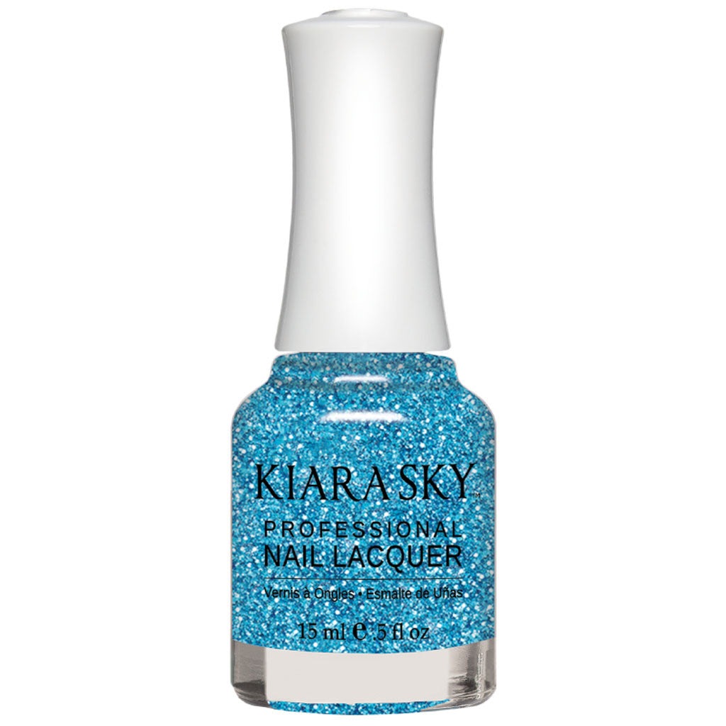 Nail Lacquer - N5071 Blue Lights Diamond Nail Supplies