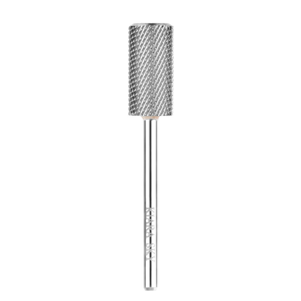 Drill Bit Small Barrel Medium Silver 3/32" Diamond Nail Supplies