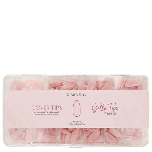 Gelly Tips Cover - Almond Medium Amore