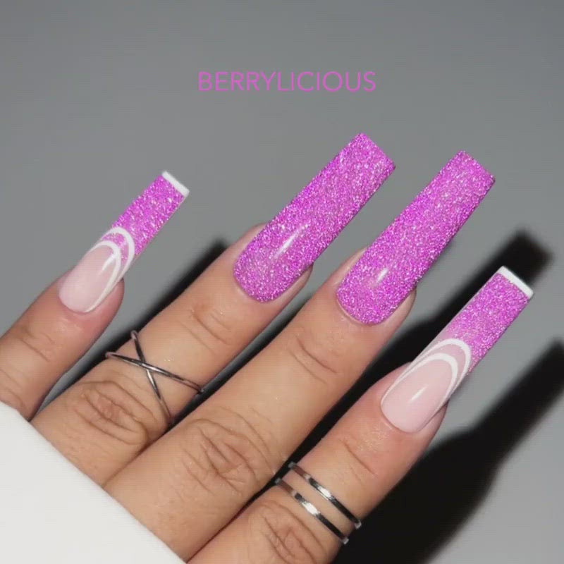 Diamond FX Acrylic Powder - AFX03 Berry Licious Diamond Nail Supplies
