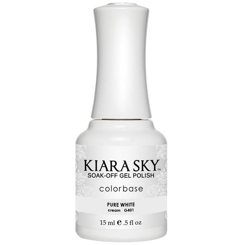 Gel Polish - G401 Pure White Diamond Nail Supplies