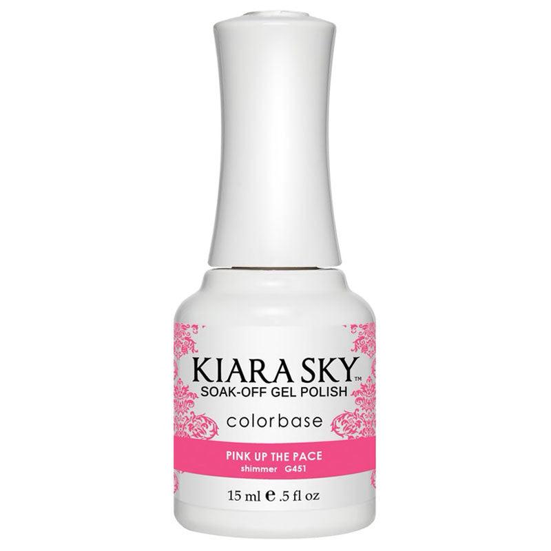 Gel Polish - G451 Pink Up The Pace Diamond Nail Supplies