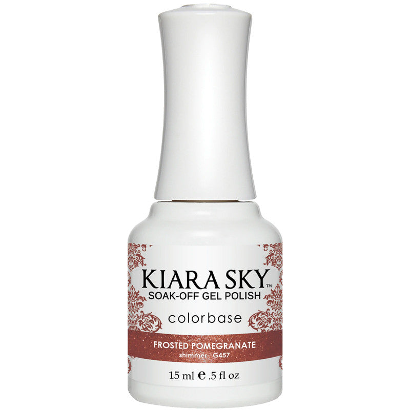 Gel Polish - G457 Frosted Pomegranate Diamond Nail Supplies
