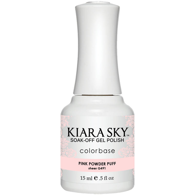 Gel Polish - G491 Pink Powderpuff Diamond Nail Supplies