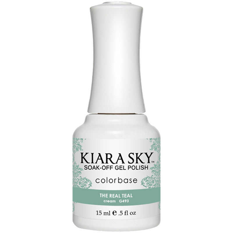 Gel Polish - G493 The Real Teal Diamond Nail Supplies