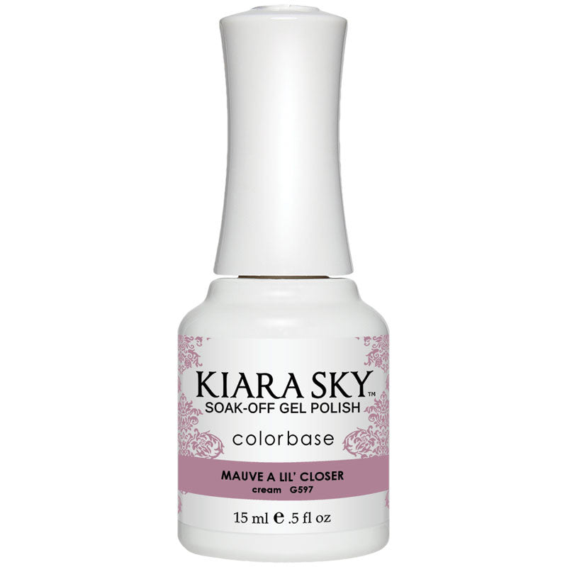 Gel Polish - G597 Mauve A Lil Closer Diamond Nail Supplies