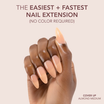 Gelly Tips Cover - Almond Medium Cover Up