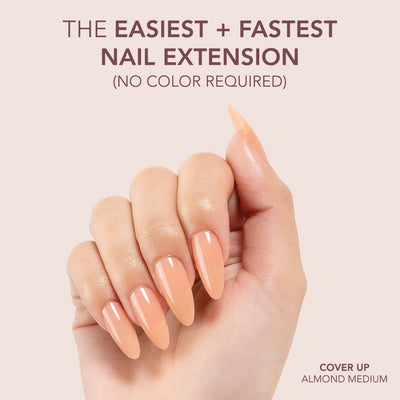Gelly Tips Cover - Almond Medium Cover Up