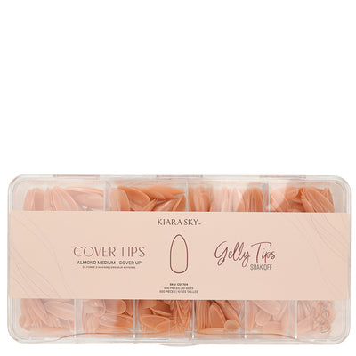 Gelly Tips Cover - Almond Medium Cover Up