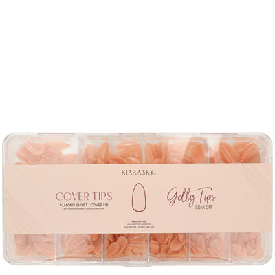 Gelly Tips Cover - Almond Short Cover Up