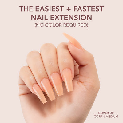 Gelly Tips Cover - Coffin Medium Cover Up