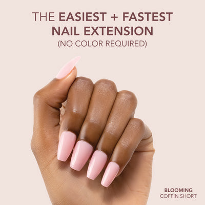 Gelly Tips Cover - Coffin Short Blooming