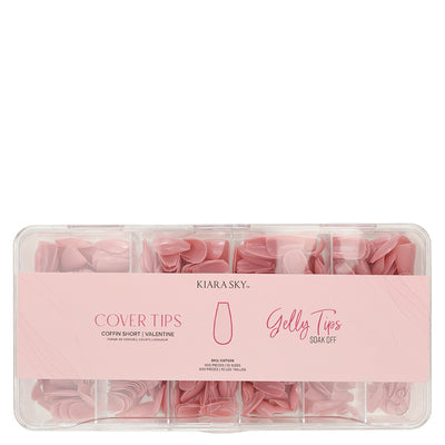 Gelly Tips Cover - Coffin Short Valentine