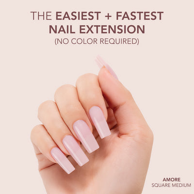 Gelly Tips Cover - Square Medium Amore