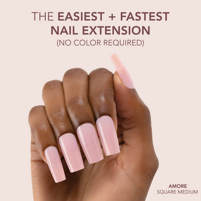 Gelly Tips Cover - Square Medium Amore