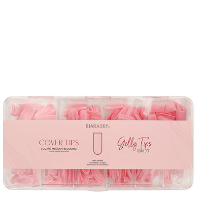 Gelly Tips Cover - Square Medium Blooming