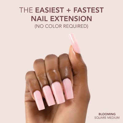 Gelly Tips Cover - Square Medium Blooming