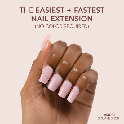 Gelly Tips Cover - Square Short Amore