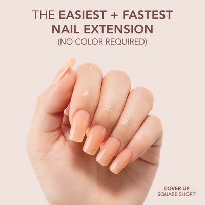 Gelly Tips Cover - Square Short Cover Up