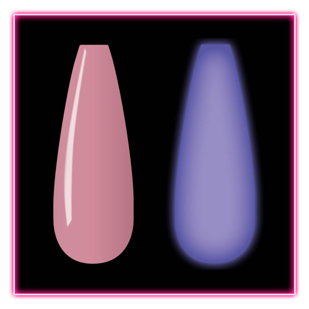Glow Dip - DG124 Retro Pink Diamond Nail Supplies