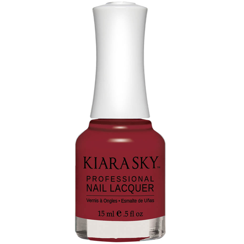 Nail Lacquer - N545 Riyalistic Maroon Diamond Nail Supplies