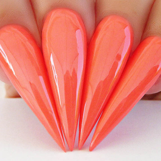 Nail Lacquer - N490 Romantic Coral Diamond Nail Supplies