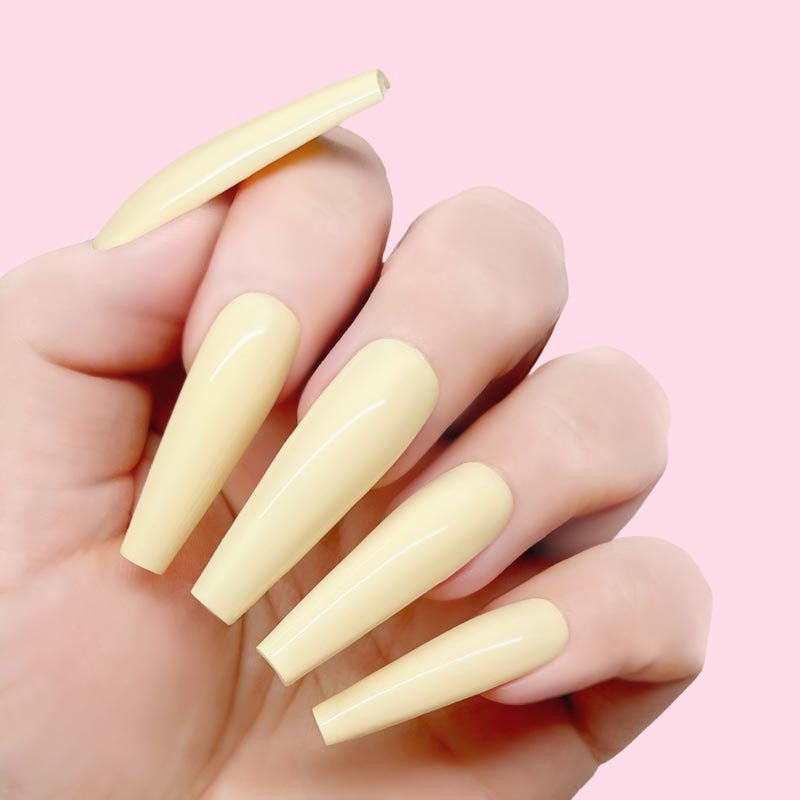 Nail Lacquer - N645 White Peach Diamond Nail Supplies